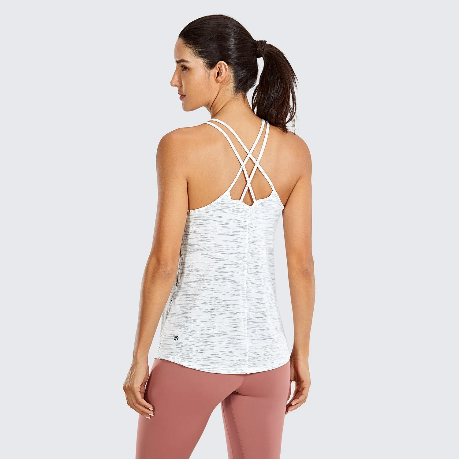 SYROKAN Lightweight Heather Yoga Tank Tops