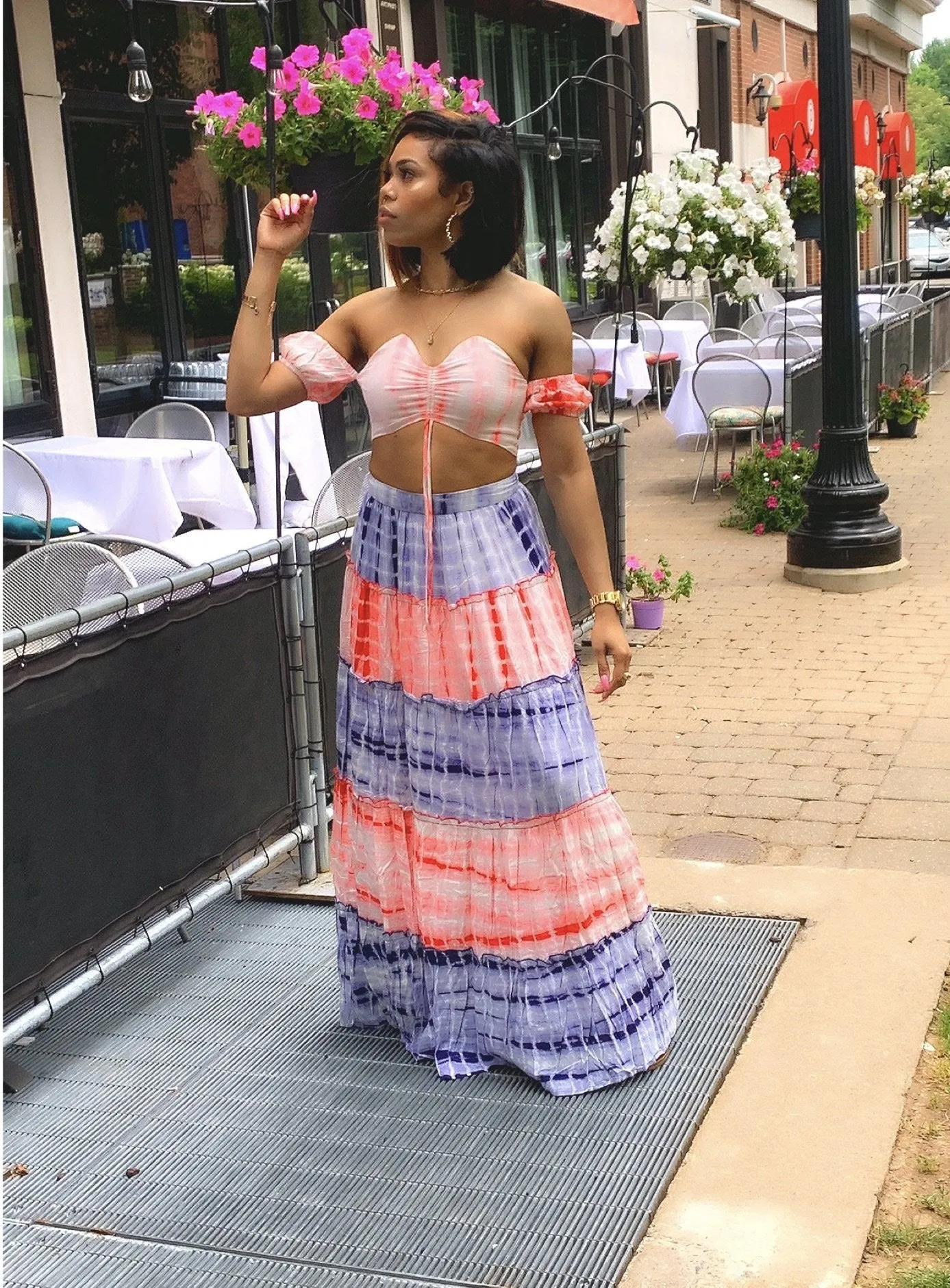 Tie-N-Dye Flowy Set