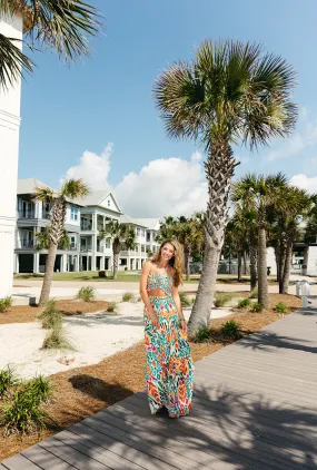 To The Island Maxi Dress - Multi
