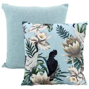 Tropical Avifauna Linen Cushion - 50cm x 50cm