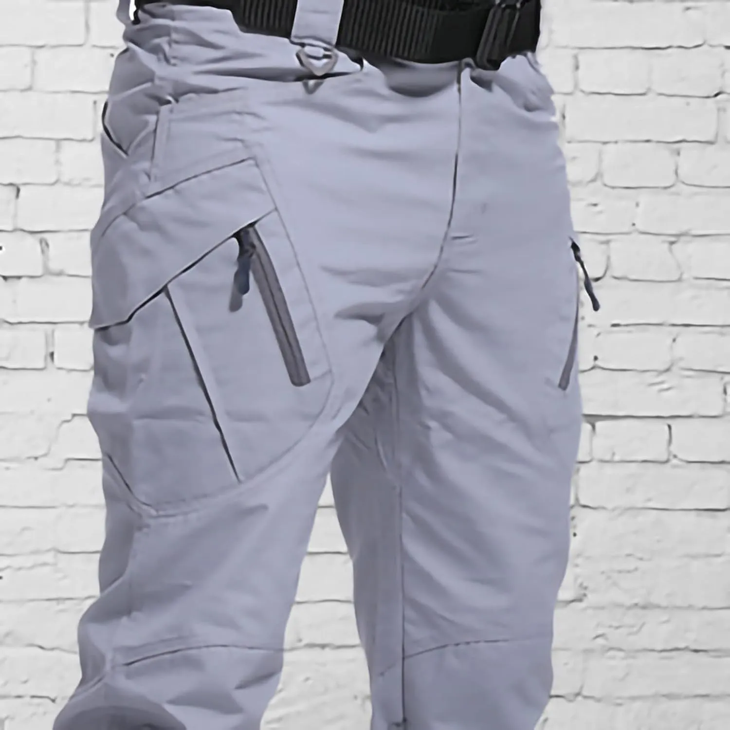 Uillui Tactical Waterproof Pants for Men Flex Stretch Work Pants Relaxed Fit Ripstop Cargo Pants for Outdoor Combat Hiking