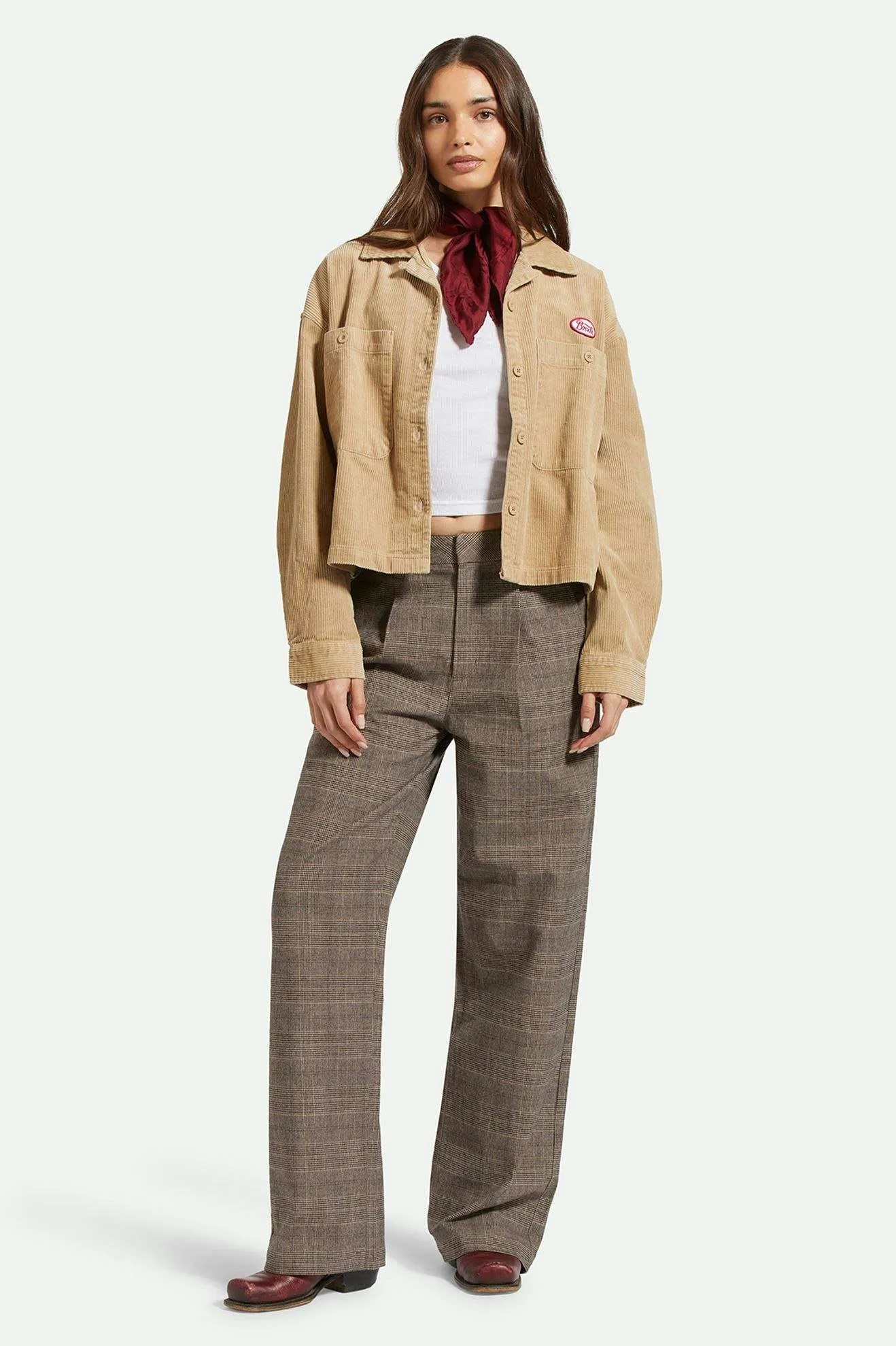 Utopia L/S Overshirt - Sand Cord