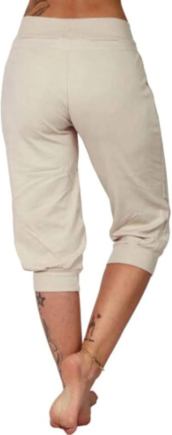 Womens Capris Joggers Pants Baggy Crop Sweatpants Lightweight Running Cropped Slacks Athletic Sports Soft Loun