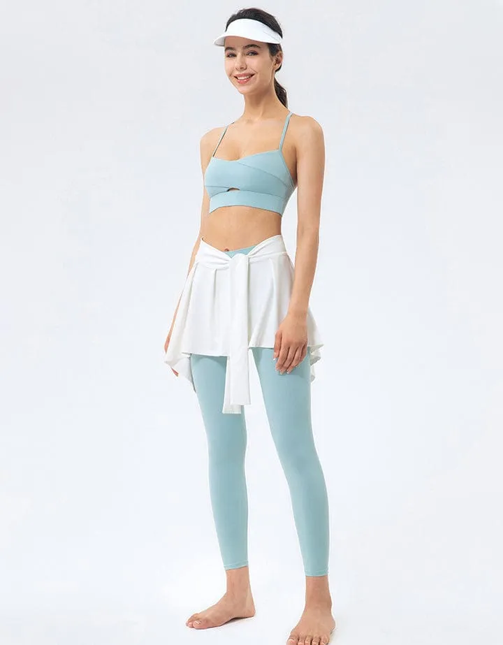 Yoga Coverup Wrap Skirt by Anna-Kaci