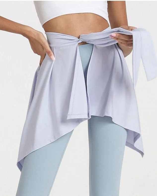 Yoga Coverup Wrap Skirt by Anna-Kaci